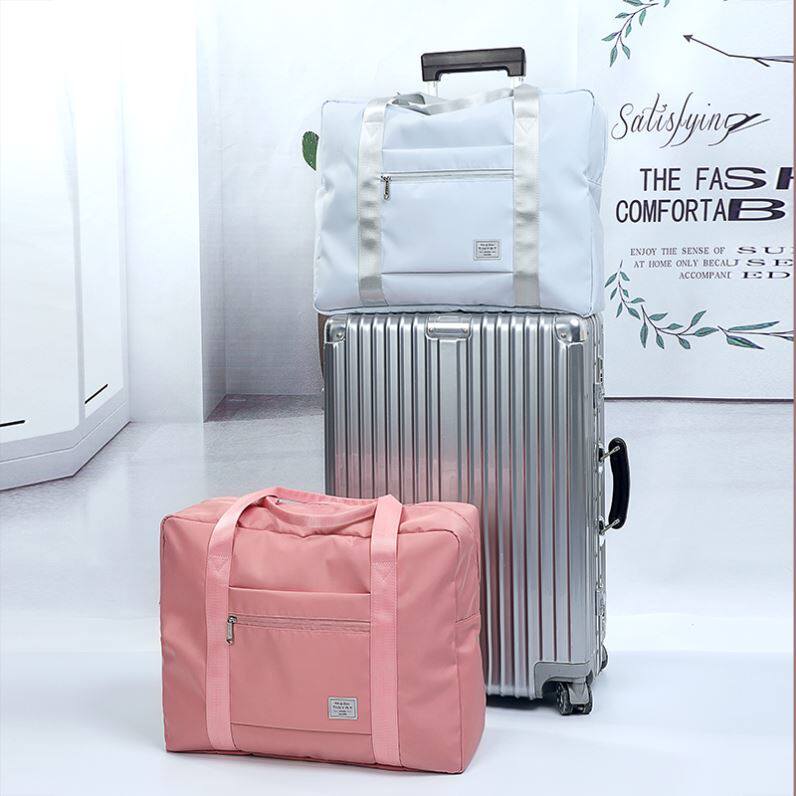 Women's large-capacity luggage bag to be produced bag storage bag short-distance travel bag can be set with a trolley case travel bag hand-held