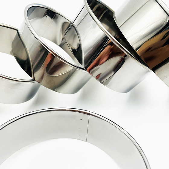 不锈钢切模套组圆形套装DIY烘焙模具蛋糕饼干切皮饺子皮切模器