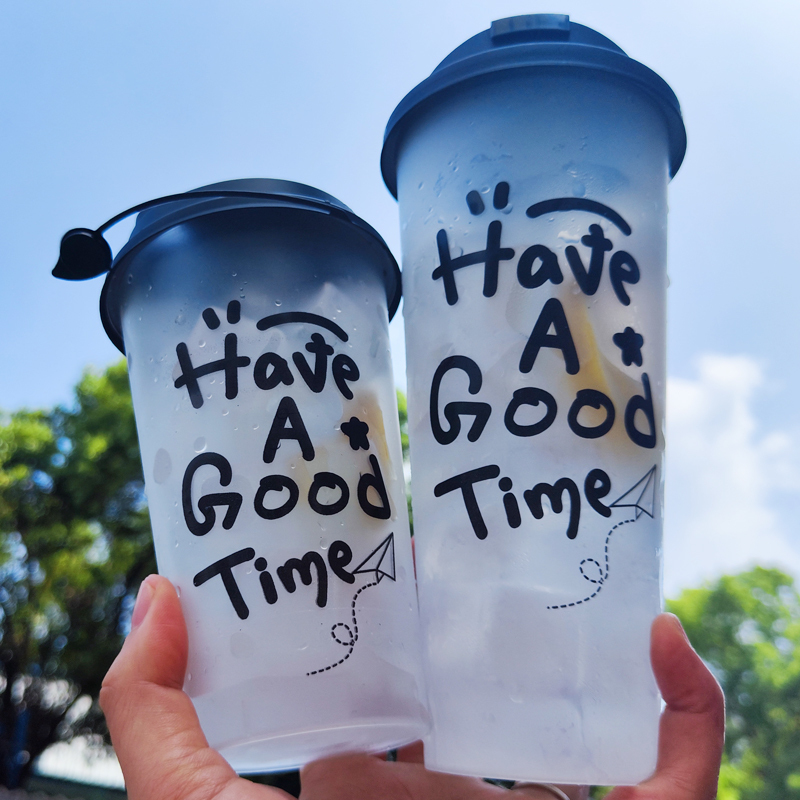 Sealable 90ml Disposable Plastic Cups for Milk Tea, Commercial Use with Lids, Pp Trendy Letter Juice Drink Cups, Thick and Durable Sealable 90ml Disposable Plastic Cups for Milk Tea, Commercial Use with Lids, Pp Trendy Letter Juice Drink Cups, Thick and Durable