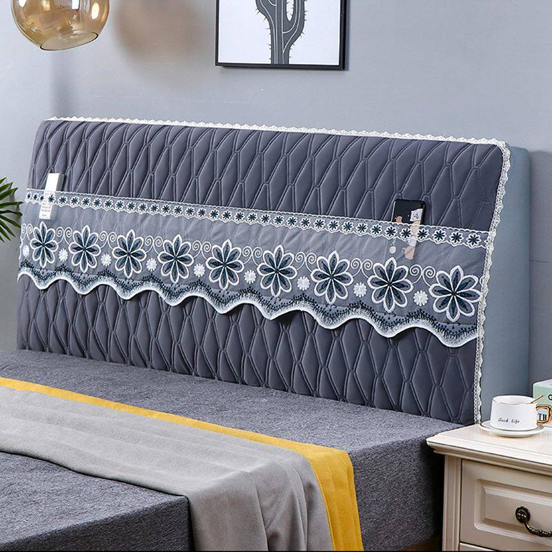 Bedside cover high-end atmosphere 2021 new high-end high-end sense 1 meter 8 wood bed back cover protective cover