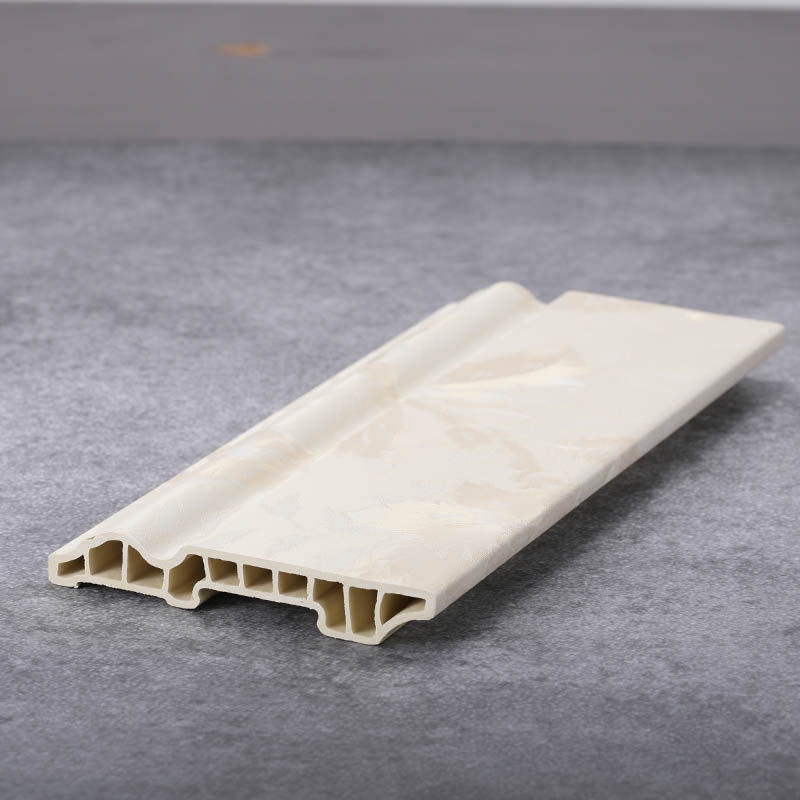 Manufacturers direct bamboo wood fiber integrated wall board whole roof decoration line of 100 kick corner line