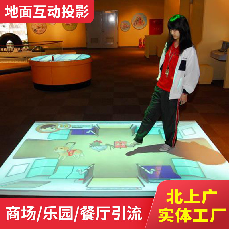 全息地面互动投影机软件智能地板动态感应游戏沉浸式3D落雁墙面-Taobao