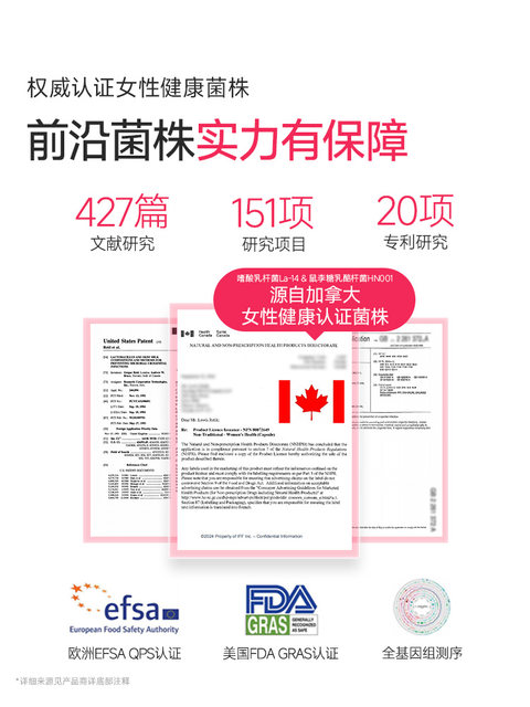 Wonderlab Cranberry Women's Probiotics for Gut and Intimate Health Small Powder Bottle Care Freeze-Dried Powder