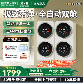 Dr. Li's Double-Cylinder Drum Washing Machine for Underwear, Wall-Mounted Mini Washing Machine, Fully Automatic Small Washing and Drying Machine