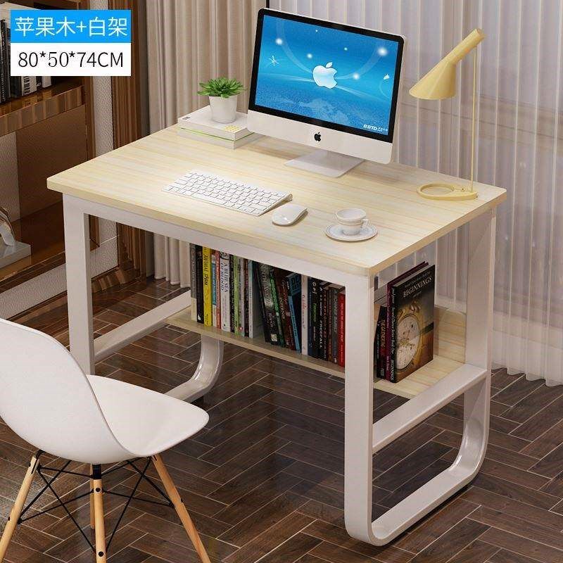 Simple computer desk simple home simple office white desk single rectangular computer as desk desktop