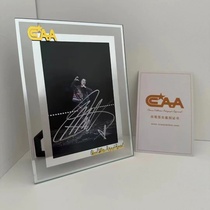 Capper autographed photo with CSA certified photo frame official fidelity support peripheral collection to send to best friends