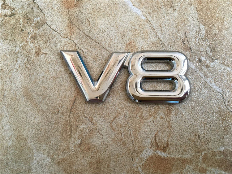 Suitable for Lexus Lx570 Rx Nx Gx460 470 Modified Rear Emblem Large Displacement V8 Metal Car Emblem