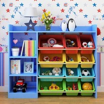 Toy Collection Cabinet Toy Book Integrated Containing Rack Toy Containing Shelf Economy Type Super Large Capacity Living Room