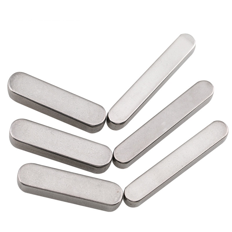 304 stainless steel rounded edges flat key A type square pin key M3 * 3M4 * 4M5 * 5M6 * 6 * 22x25x28x30x32x35