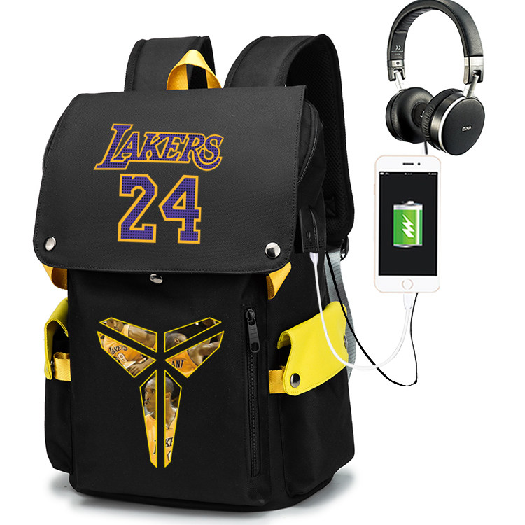 Junior and senior high school pupils Kobe Bryant schoolbag large-capacity junior one, two, three to six grade backpack casual boy backpack