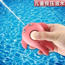 Bath Toys Children Boys And Girls Cartoon Swimming Beach Press Fun Water Theorist Tonic Water Cannons