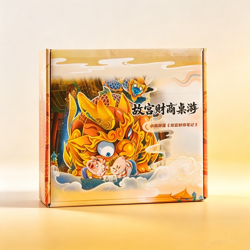 Xiaozhibingpeng Original Forbidden City Financial Literacy Notes Board Game Leisure Gathering Educational Toy Family Parent-Child Activity Game