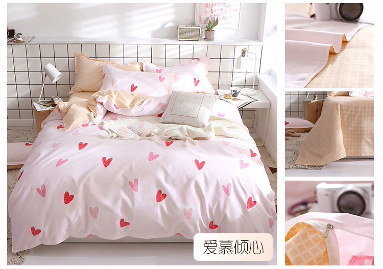 Chăn bông ký túc xá sinh viên đơn đôi 200x230 chăn che mùa đông 1,5m1,8 m - Quilt Covers chăn ga gối everon 2020