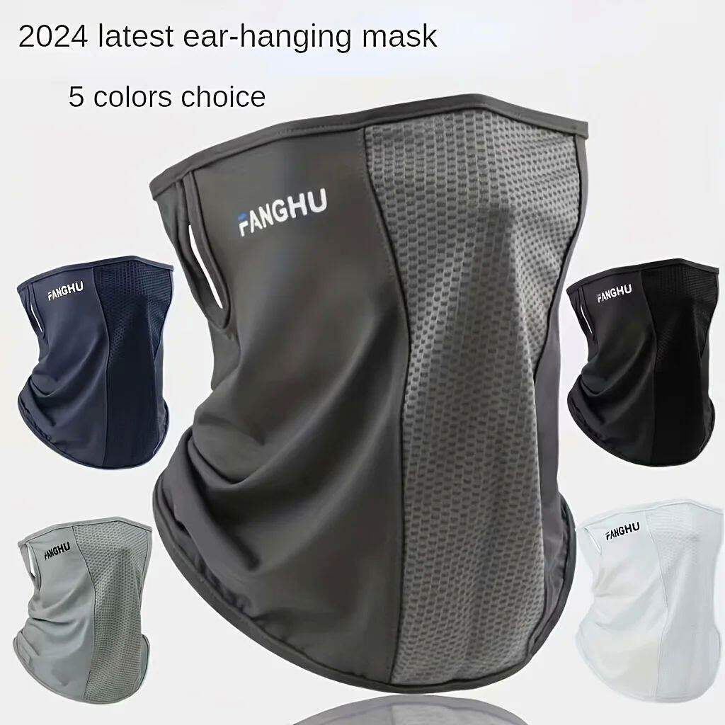 Summer face and neck sun protection breathable mask, outdoor
