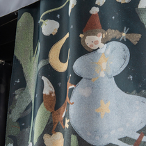 Student Dormitory Bed Curtain shading Lower Sleeping Room Thickened up and down Physical Shading Cloth Bed Mantle Wind Adolescent Girl