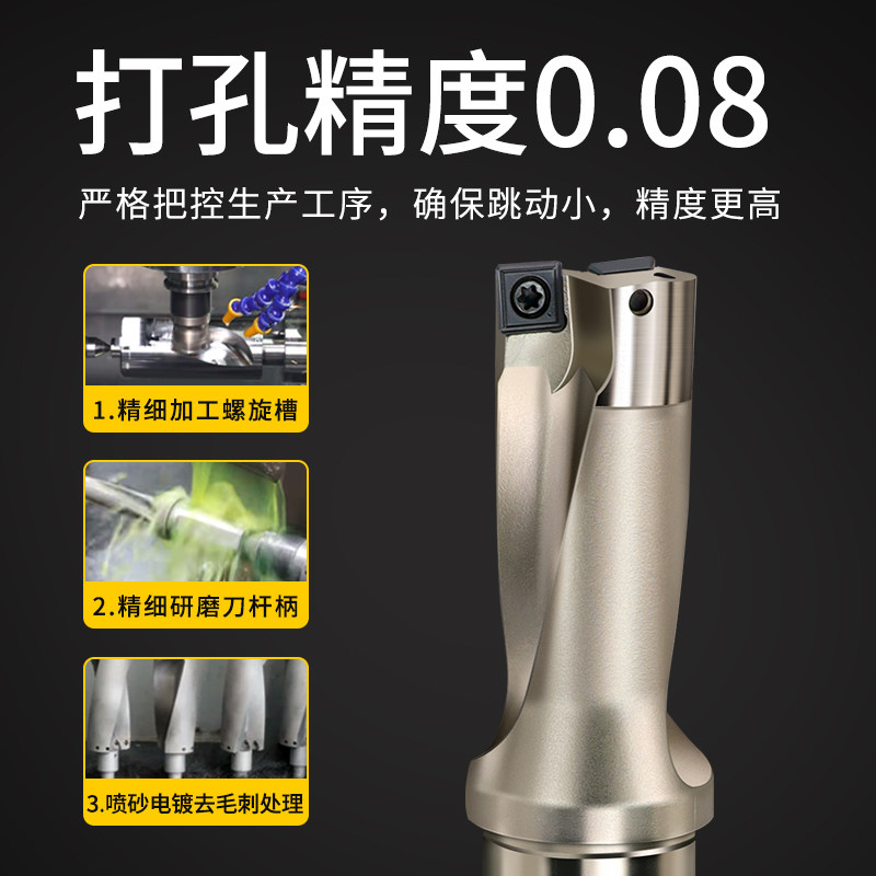 U钻暴力钻刀杆,深孔加工的秘密武器?🚀全面解析与使用体验-其他钻-淘宝好物网