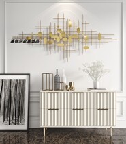 Iron wall hanging hollow Lotus Lotus Leaf Creative Arts and Crafts hotel lobby bedside bar Art