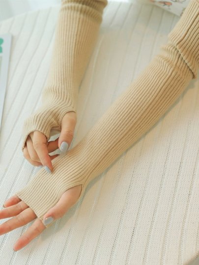 Postpartum Gloves, Summer Elbow Joint Protectors, Pure Cotton Wrist Warmers, Arm Warmers, Knitted Arm Sleeves for Spring, Autumn, and Winter