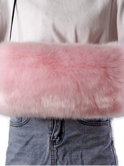 Warm hand coverings for middle-aged and elderly people, imitation fox fur warm sleeve muffs, winter hand protection, Northeast cold protection, thickening for women