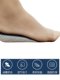 Height-Increasing Insoles That Don'T Collapse 2/3/4/ 5cm Half Insoles for Men and Women, Memory Foam Inner Height-Increasing Half-Size Insoles, Invisible and Non-Slip