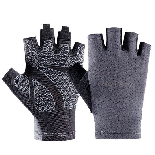 Driving Gloves for Drivers, Men's Half-Finger Summer Car Gloves, Sweat-Proof, Breathable, for Driving Practice, Fishing, Quick-Drying, Sweat-Absorbing, Cycling