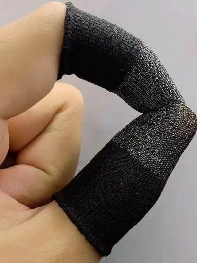 Special Finger Cots for Practicing the Guqin, Playing Guitar, Anti-Slip, Suitable for Ukulele, Made of Ice Silk, Durable, Touchscreen-Compatible, for Playing Games Like Pubg Mobile