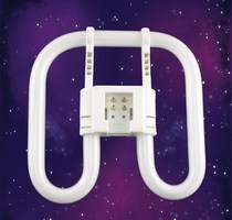 New butterfly shaped lamp 2D lamp square lamp ceiling lamp tube 55W38W21W butterfly 2D tube three primary colors