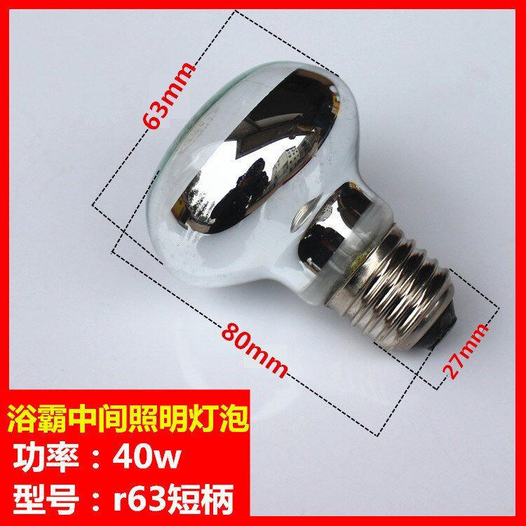 New Yuba bulb lighting middle heating lamp dressing room bathroom heating 275W explosion-proof insulation 40W small light