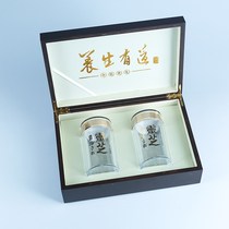 New Ganoderma spore powder packaging box wooden box gift box empty box packaging bottle gift box custom small batch custom