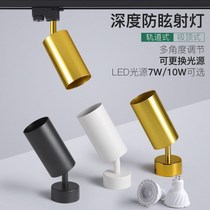 New bright spot light LED adjustable angle single head small ceiling lamp aisle without track household ceiling type Nordic