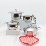 Кухонная утварь из нержавеющей стали, семейная игрушка, полный комплект, подарок на день рождения