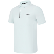 FILA GOLF Mens knitted short-sleeved POLO shirt 2024 spring new golf sports lapel top