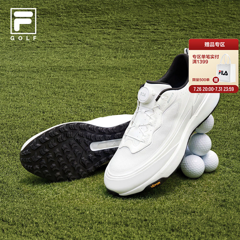 Xu Long's Same Style Fila Men's Golf Shoes Soft Spikes 2026 Summer New Casual Sports Shoes
