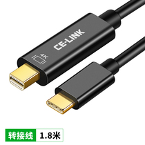 Typec转mini母4K雷电3thunderbolt3 to mini dp转换器minidp高清4