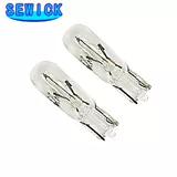 Белый 500pcs W2W T5 12 В 1,2 Вт автомобильная галогенная лампа Lig Lig Lig