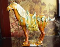 The Hui Poly] Works Tang Sancai Wenge Period Tang Sancai Maloyang