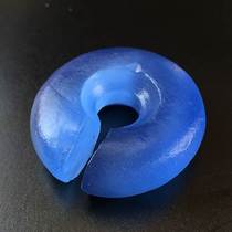 The Hui Poly] Qing Dynasty Imperial Court of the Qing Dynasty with Gufa Cat Eyes Old Glazed and Green Ancient Pearl Jue Handlebar Piece