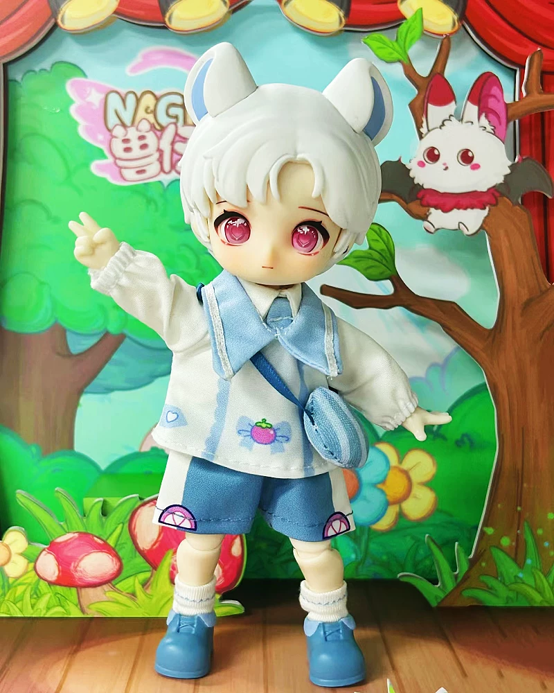 Настоящий NAGI Beast Tsai второе поколение серия обмен Tide Play слепая коробкаCan Patsus 12 очков Baby Girl Gifts