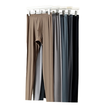 Catman mens ultra-thin thermal pants 2024 new style seamless inner wear large size underpants cotton wool pants winter heating autumn pants