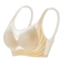 Catman Seamless Underwear Womens Pull-Up Small Breast Gathering Summer Thin Cool Feeling Soft Support Anti-Sagging Bra