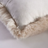 Австралийская шерстяная подушка легкий роскошный диван -стул Американский сельский подушка рулоны из шерстяной кожи подушки