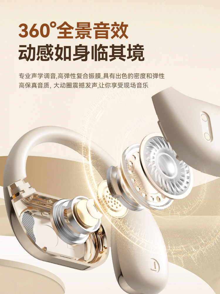 German Berlin Sound Wireless Bluetooth Headphones 2025 New Model Ultra-Long Battery Life Over-Ear Sports Running Headphones