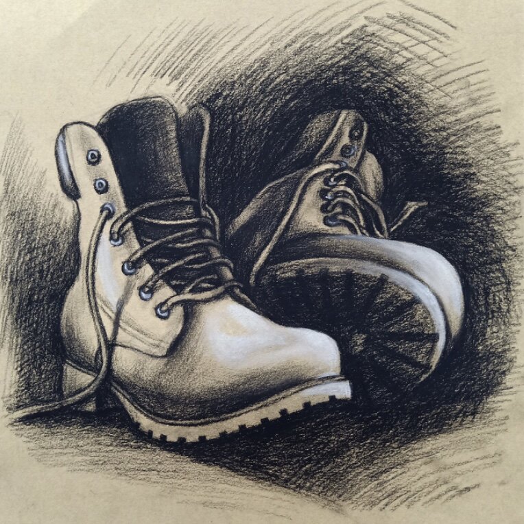 Leather shoes
