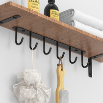 Wardrobe partition hook 304 stainless steel hanging wall top vertical hook cabinet partition kitchen under hanging hook