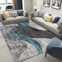 Xinjiang Tibet Brief Abstract Light Extravagant Nordic Geometric Living Room Carpet Absorbent Non-slip Ground Mat Tea Blanket Tea