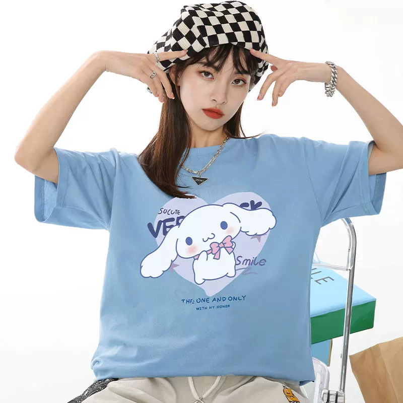 Sanrio, Hello Kitty, летняя футболка с коротким рукавом