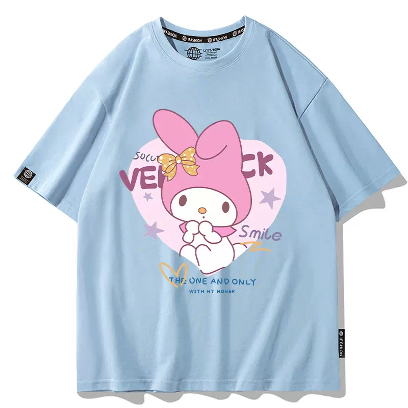 Sanrio, Hello Kitty, летняя футболка с коротким рукавом