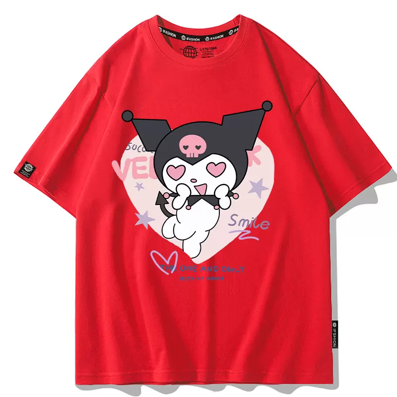 Sanrio, Hello Kitty, летняя футболка с коротким рукавом