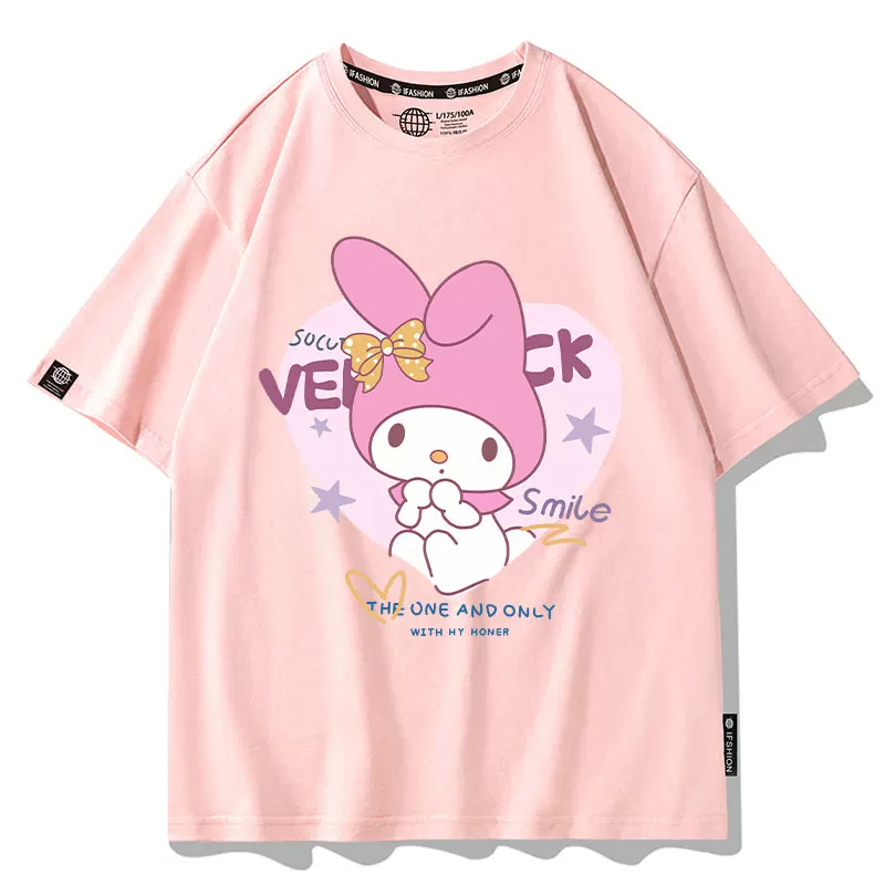Sanrio, Hello Kitty, летняя футболка с коротким рукавом