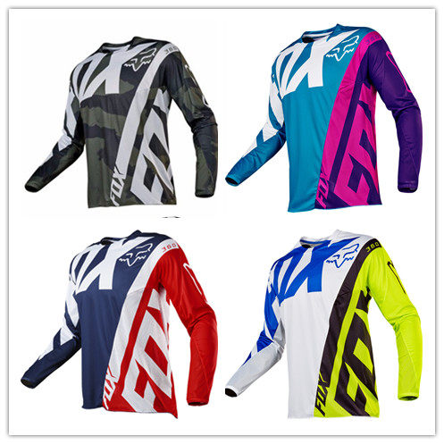 fox downhill suit mountain bike riding suit men's top long-sleeved summer off-road motorcycle racing suit off-road shirt